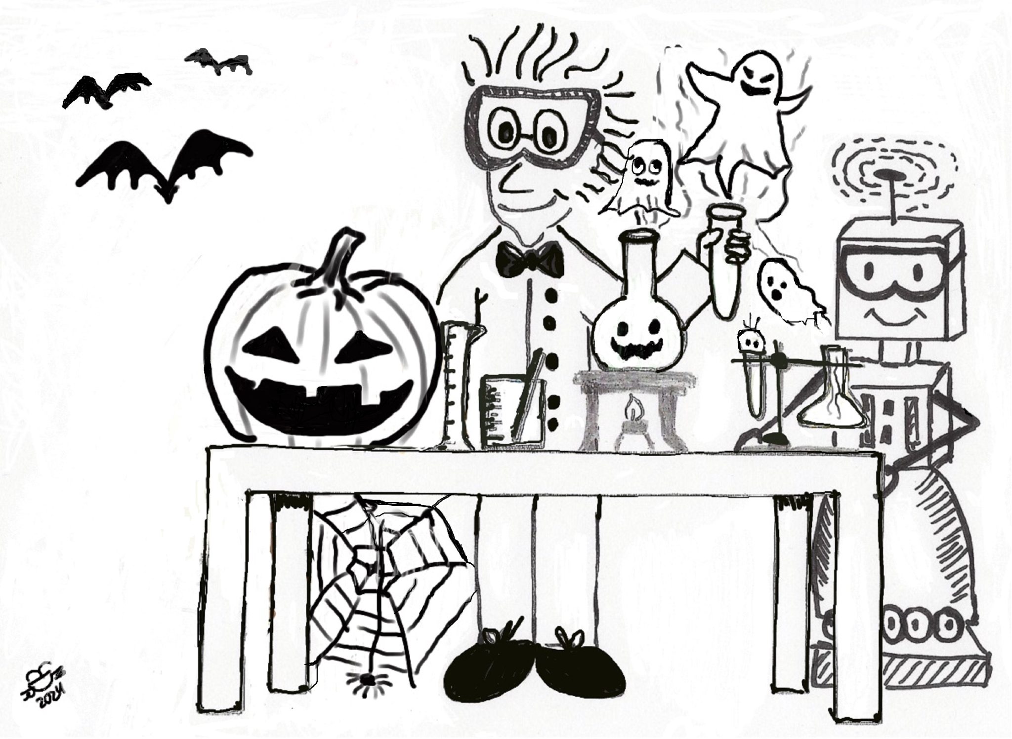 Happy Halloween 2024 Blog • by NanoWorld® World Leader in AFM Tips